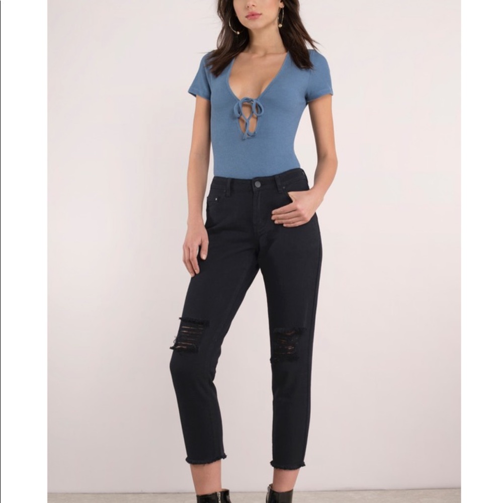 NWT Black Tobi boyfriend jeans